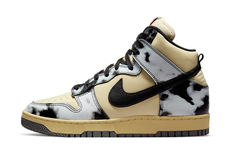Nike Dunk High 1985 "Acid Wash" is Officially Unveiled in Cream and Black