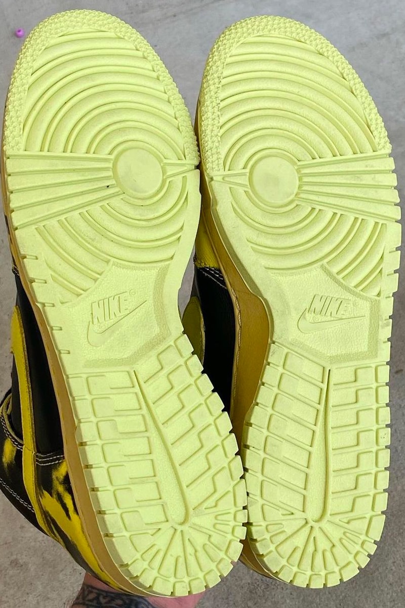 Nike Dunk High “Yellow Acid Wash” DD9404-001 Nike Sportswear Release 2021