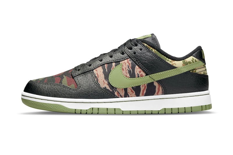 nike dunk multi camo black