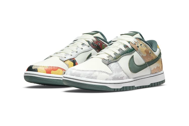 Nike Dunk Low Crazy Camo Multi Camo