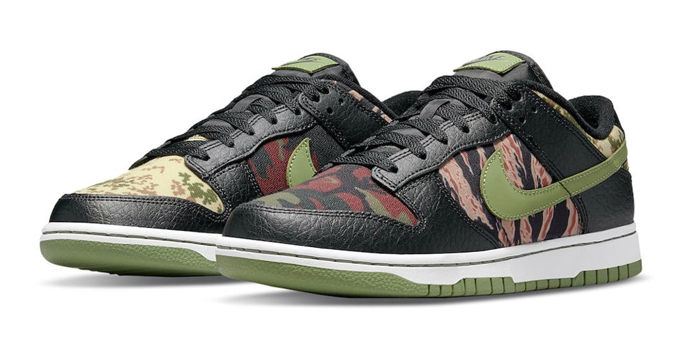 Nike Dunk Low SE "Crazy Camo" "Multi Camo" Hypebeast