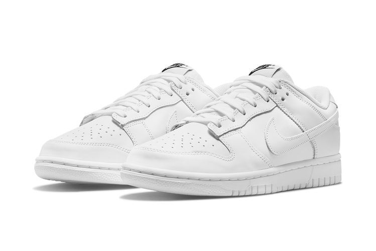 Detailed Look at the Nike Dunk Low "Triple White"