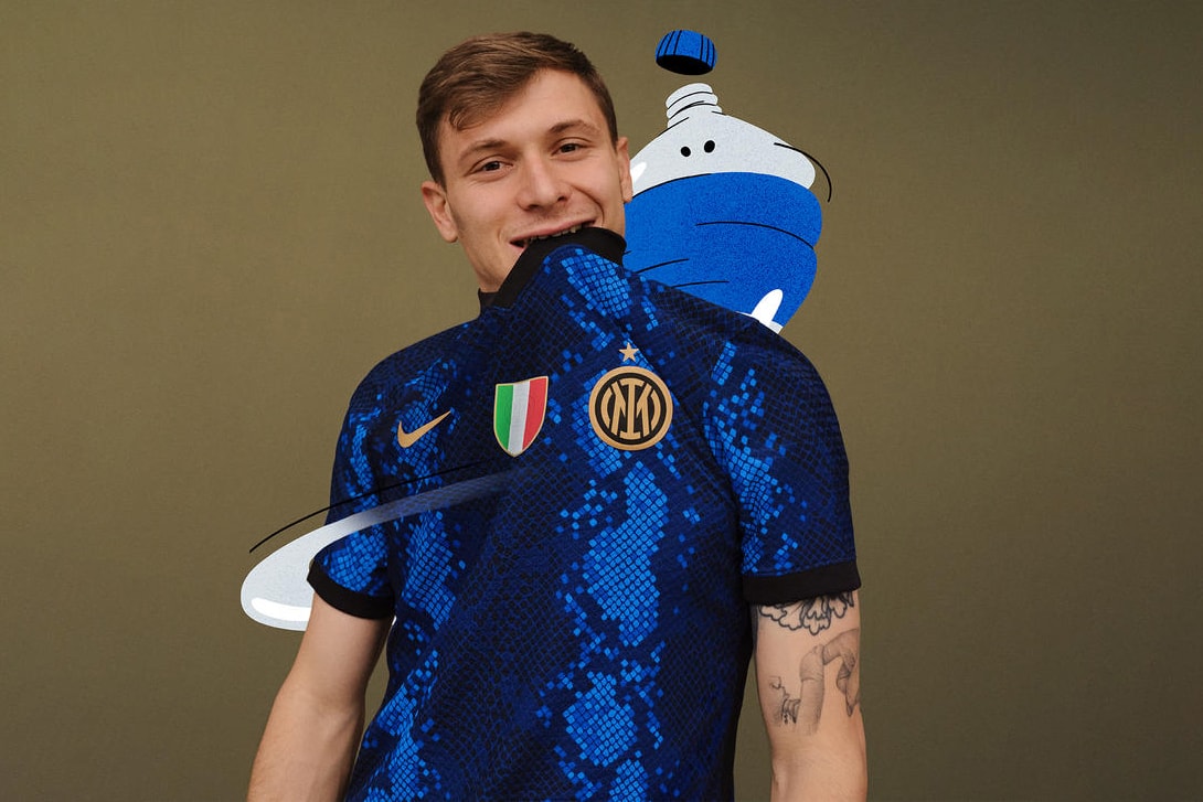 Inter Milan reveal new home kit for 2021-22 season with bizarre snakeskin  design and fans are in LOVE with it