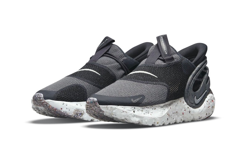 Nike Glide FlyEase Arrives in "Mercury Grey" hands-free accessible grind laceless marble release reveal drop