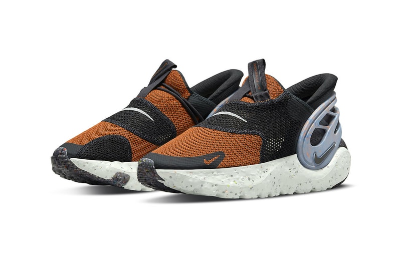 Nike Glide Flyease premium mesa orange tobie hatfield laceless easy entry and closure move to zero minimalist sneaker shoe release dn4919-800
