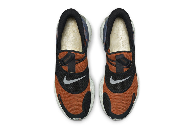 Nike Glide Flyease premium mesa orange tobie hatfield laceless easy entry and closure move to zero minimalist sneaker shoe release dn4919-800