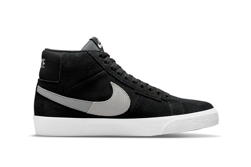 nike sb skateboarding blazer mid mosaic black white wolf cool grey DA8854 001 official release date info photos price store list buying guide