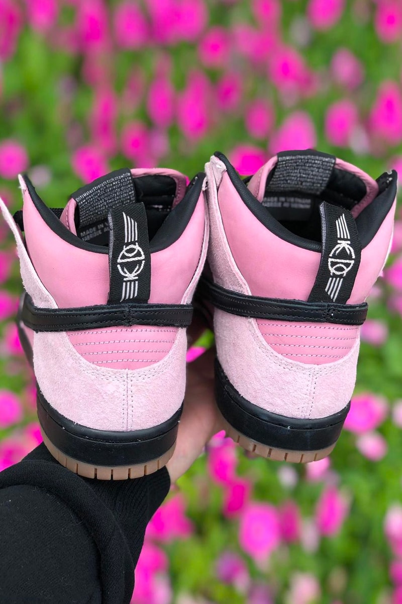 Nike SB Dunk High "KCDC Brooklyn” Release Info KCDC skateshop footwear sneakers pink pale pink black gum