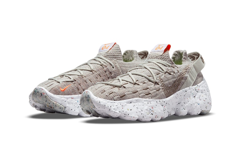 nike space hippie 04 light bone white orange olive grey CZ6398 009 release info store list buying guide photos price 