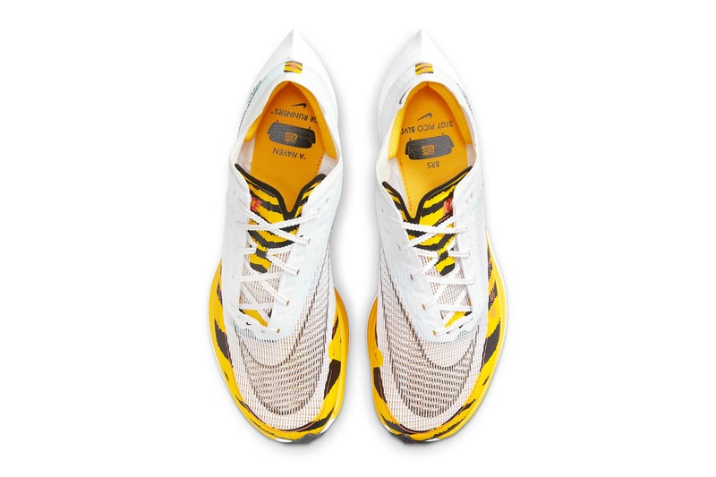Nike ZoomX VaporFly NEXT% 2 BRS Official Look mesh Blue Ribbon Sports black white university gold orange
