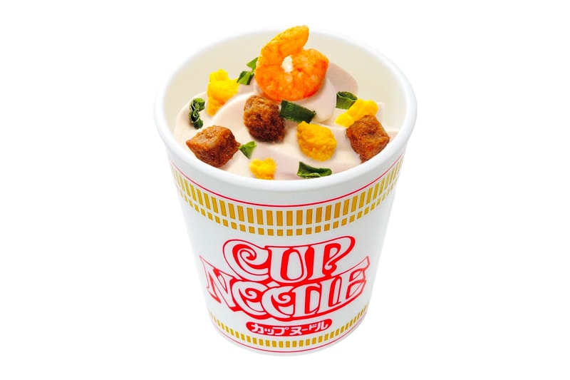 Nissin Cup Noodle Soft Serve Ice Cream Info japan food & beverage dried food vanilla ice cream 