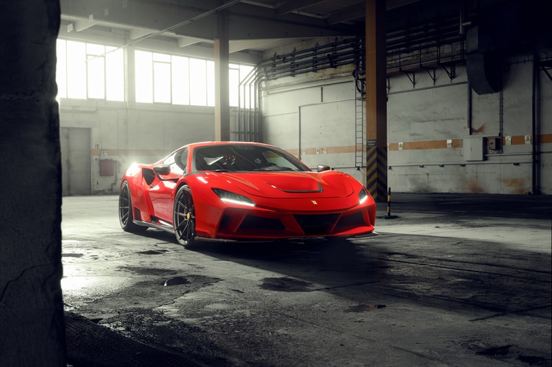 NOVITEC N-LARGO Ferrari F8 Tributo Carbon Fiber Wide Body Custom Vittorio Strosek Limited Edition Rare Italian Supercar Vossen Wheels Tuned Power Upgrade Speed Performance Handling