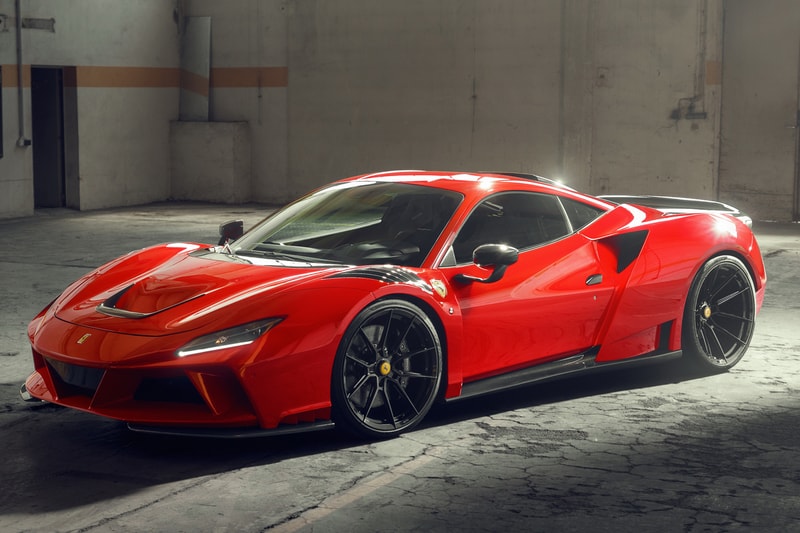 NOVITEC N-LARGO Ferrari F8 Tributo Carbon Fiber Wide Body Custom Vittorio Strosek Limited Edition Rare Italian Supercar Vossen Wheels Tuned Power Upgrade Speed Performance Handling