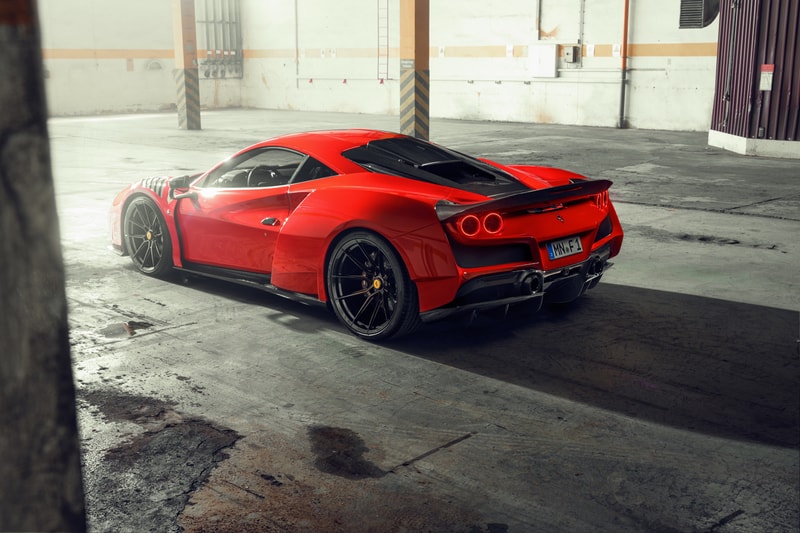 NOVITEC N-LARGO Ferrari F8 Tributo Carbon Fiber Wide Body Custom Vittorio Strosek Limited Edition Rare Italian Supercar Vossen Wheels Tuned Power Upgrade Speed Performance Handling