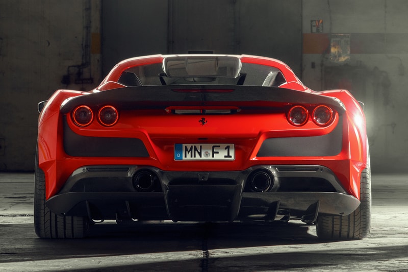 NOVITEC N-LARGO Ferrari F8 Tributo Carbon Fiber Wide Body Custom Vittorio Strosek Limited Edition Rare Italian Supercar Vossen Wheels Tuned Power Upgrade Speed Performance Handling