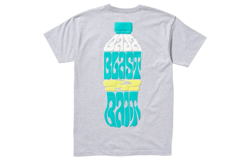 bait mtn dew ntwrk blue green yellow orange purple apparel super-absorbent microfiber Baja beach towel, lightweight Baja print bandana, tees, mid-weight fleece, shorts, bright hues of green, orange, yellow, purple, blue, grey colorways