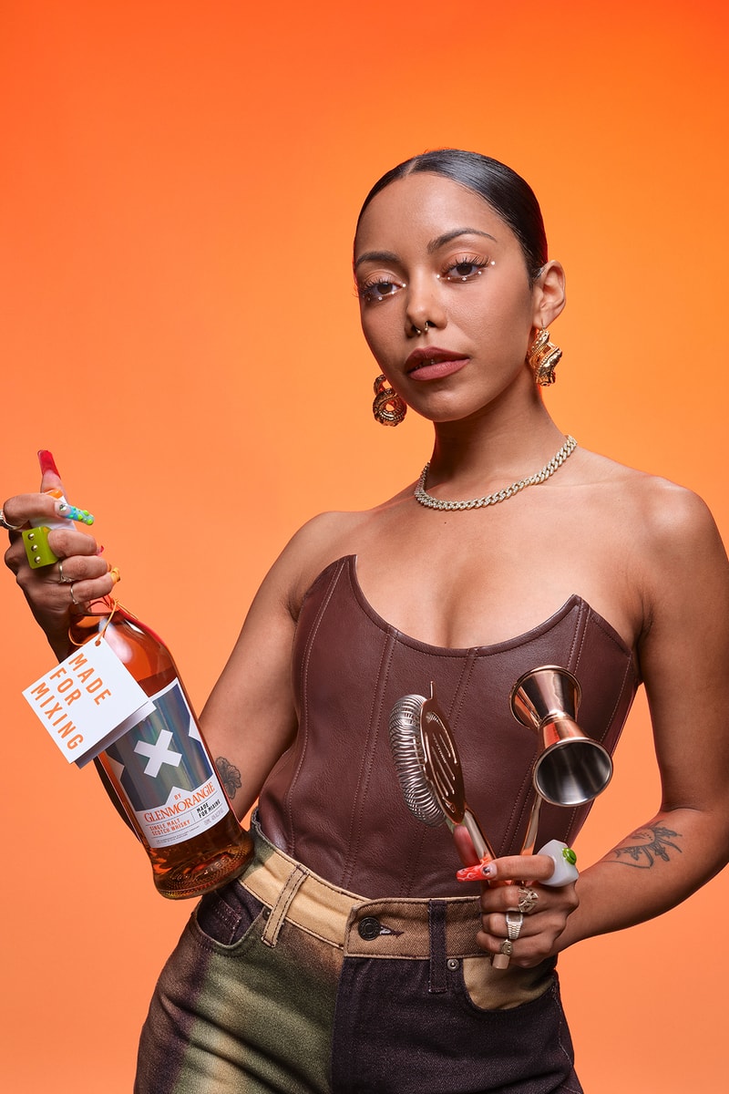 Allison Varone, VP, Emerging Brands at Moët Hennessy designer Brandon Blackwood, pianist Chloe Flower, creative Alani Figueroa and R&B artist Tone Stith limited edition, collectible barware kit cocktails podcast panel conversations