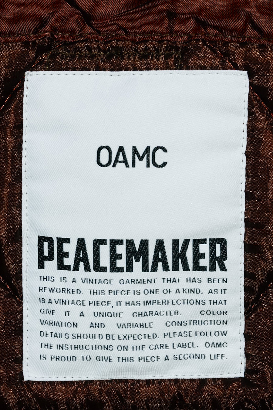 OAMC Peacemaker Liner "DOT" Jacket Drop 2 Spring/Summer 2021 SS22 John Baldessari M-65 Outerwear Luke Meier Release Information