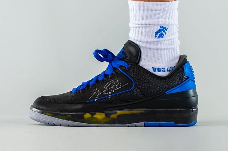 blue and black jordan 2