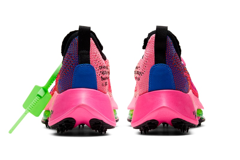 off white nike air zoom tempo next white solar red scream green pink glow release date info store list buying guide photos price virgil abloh 