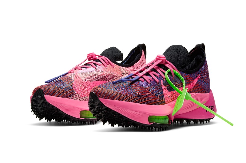 off white nike air zoom tempo next white solar red scream green pink glow release date info store list buying guide photos price virgil abloh 