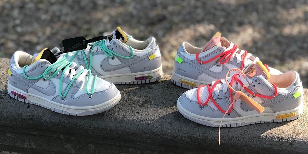 Virgil Abloh and Nike's 50 dunk collection to release in the UAE in August