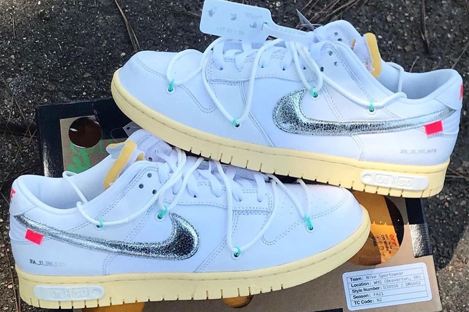 Nike dunk low x off white 2021 Clearance