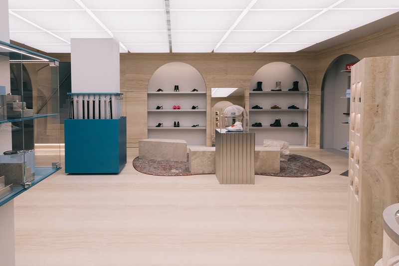 Off-White™ paris flagship store virgil abloh look inside details information AMO OMA address opening hours