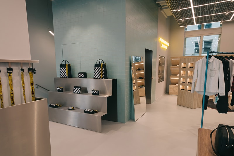 Off-White™ paris flagship store virgil abloh look inside details information AMO OMA address opening hours
