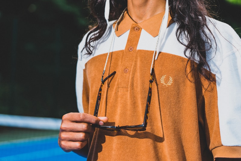 Oi Polloi x Fred Perry 1970s 80s Vintage Tennis Inspired Capsule Collection Limited Edition Lookbook Release Information Drop Date Polos Shorts Harrington Jacket Terry Towel 
