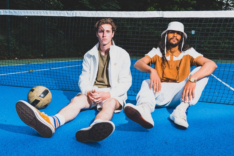 Oi Polloi x Fred Perry 1970s 80s Vintage Tennis Inspired Capsule Collection Limited Edition Lookbook Release Information Drop Date Polos Shorts Harrington Jacket Terry Towel 