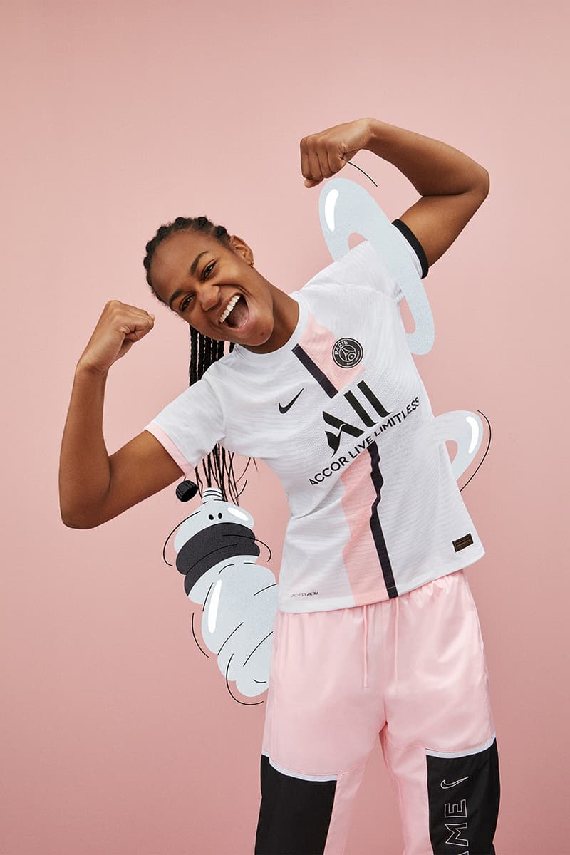 katje Tapijt Kijkgat Paris Saint-Germain 2021/22 Away Kit by Nike | Hypebeast