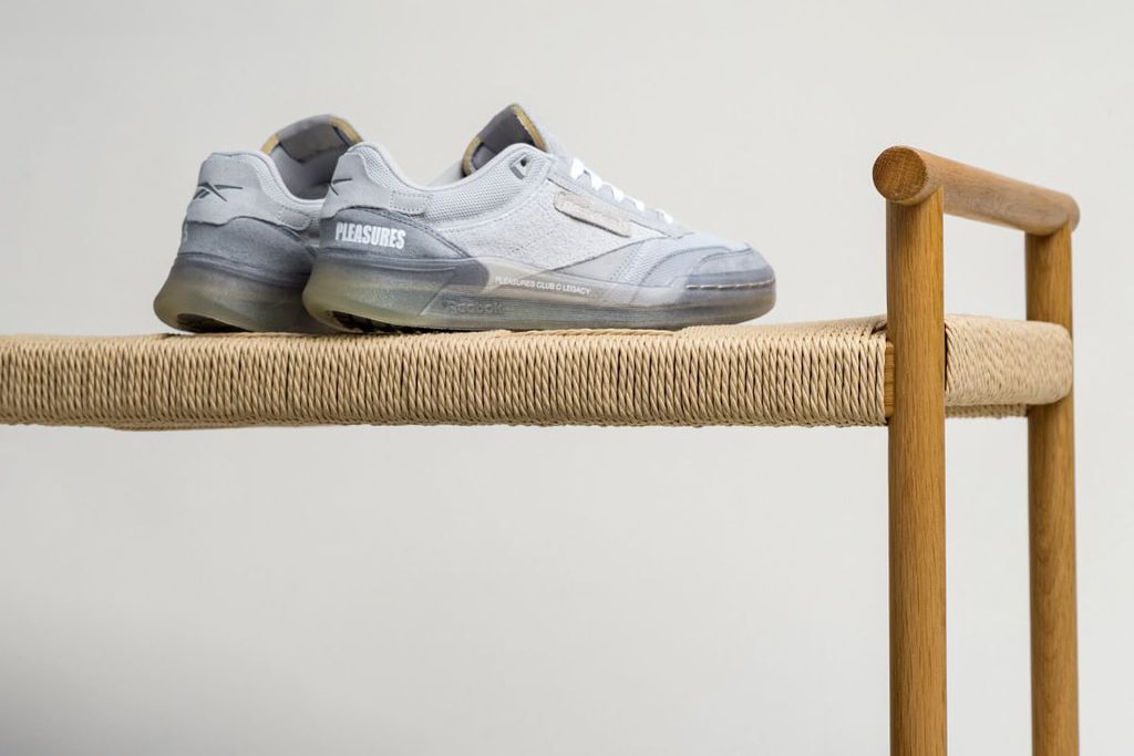PLEASURES x Reebok Club C Legacy CLUB C 85 Collaboration Release Information Drop Date Closer First Look 