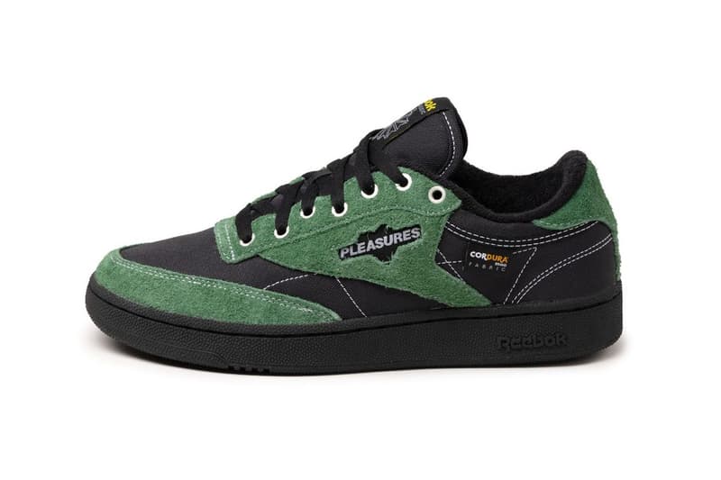 PLEASURES x Reebok Club C Legacy CLUB C 85 Collaboration Release Information Drop Date Closer First Look