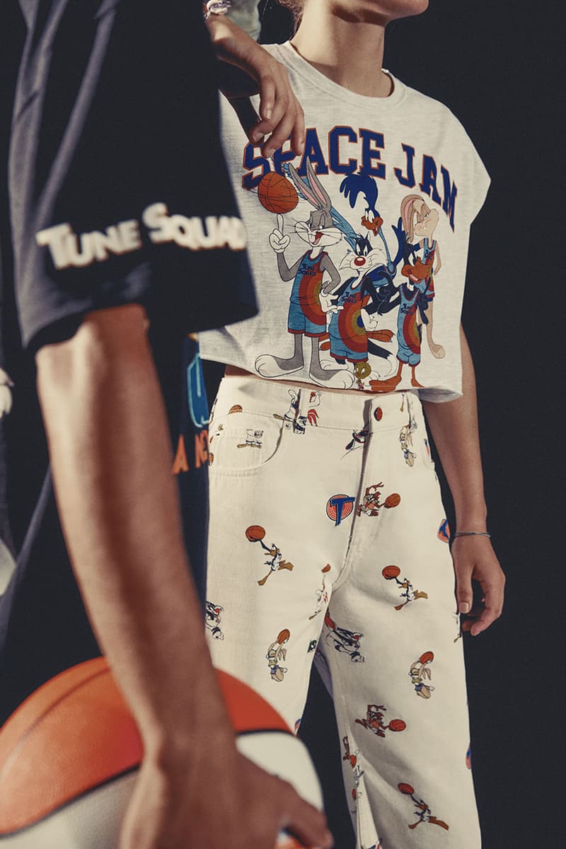 Pull&Bear and Warner Bros. Launch a Space Jam-Inspired Capsule Collection Looney Tunes Streetwear HYPEBEAST Lebron James