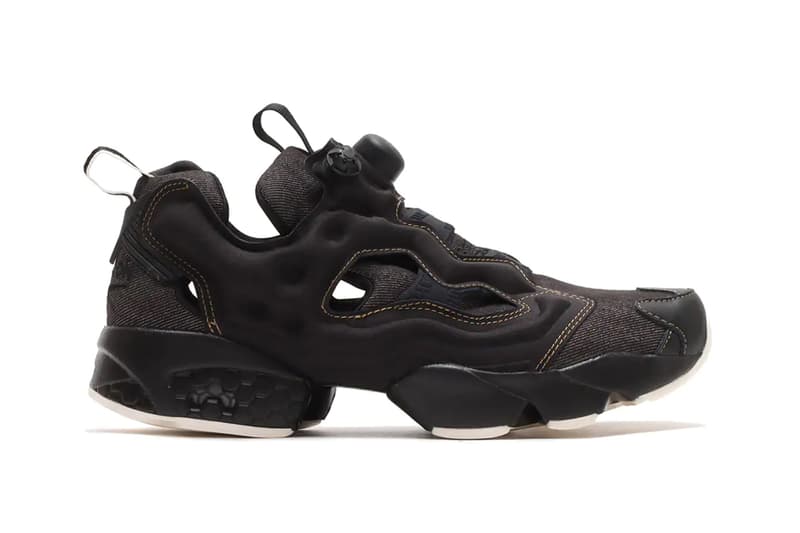 reebok instapump fury denim jeans black blue core black night navy chalk sepia official release date info photos price store list buying guide