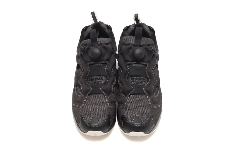 reebok instapump fury denim jeans black blue core black night navy chalk sepia official release date info photos price store list buying guide