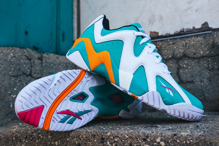 Reebok Kamikaze II Low "Spearmint/Maximum Orange" Offers '96 NBA All-Star Game Vibes