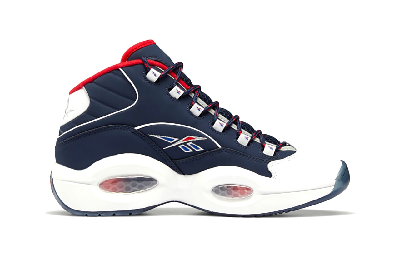 reebok question mid usa H01281 red navy blue release date info store list buying guide photos price allen iverson 