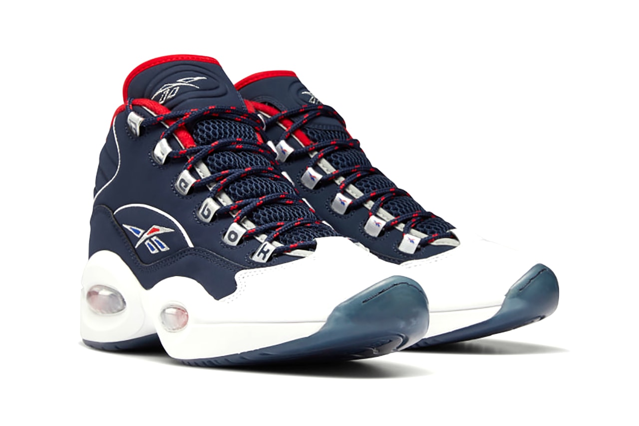 reebok question mid usa H01281 red navy blue release date info store list buying guide photos price allen iverson 