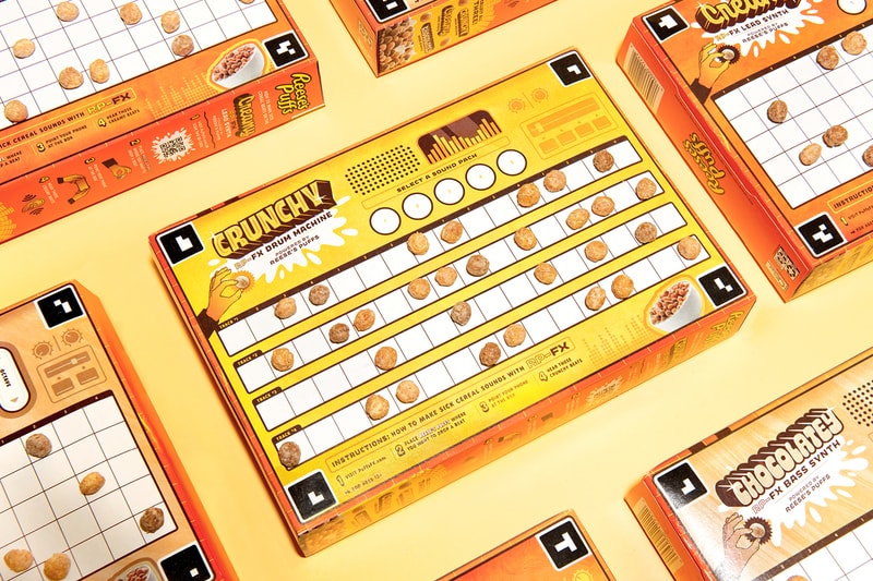 Reese's Puffs Music Cereal Box RP-FX PR-PRO Release Info