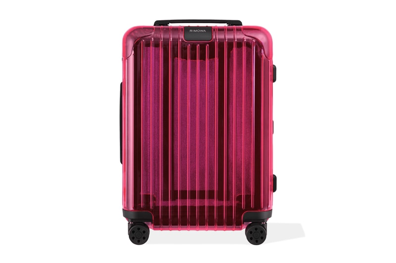 RIMOWA Essential Suitcase Neon Pink Lime Green Travel Collection Apple iphone case 12 12 plus pro tsa lock online exclusive