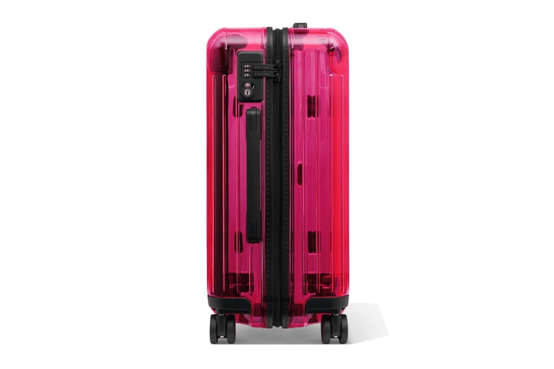 RIMOWA Essential Suitcase Neon Pink Lime Green Travel Collection Apple iphone case 12 12 plus pro tsa lock online exclusive