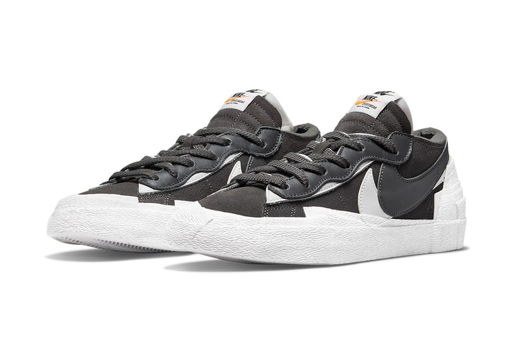 Official Images of the sacai x Nike Blazer Low "Iron Grey"