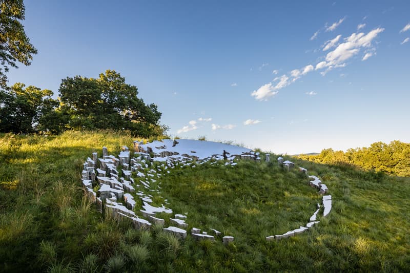 Sarah Sze Fallen Sky Installation New York Hudson