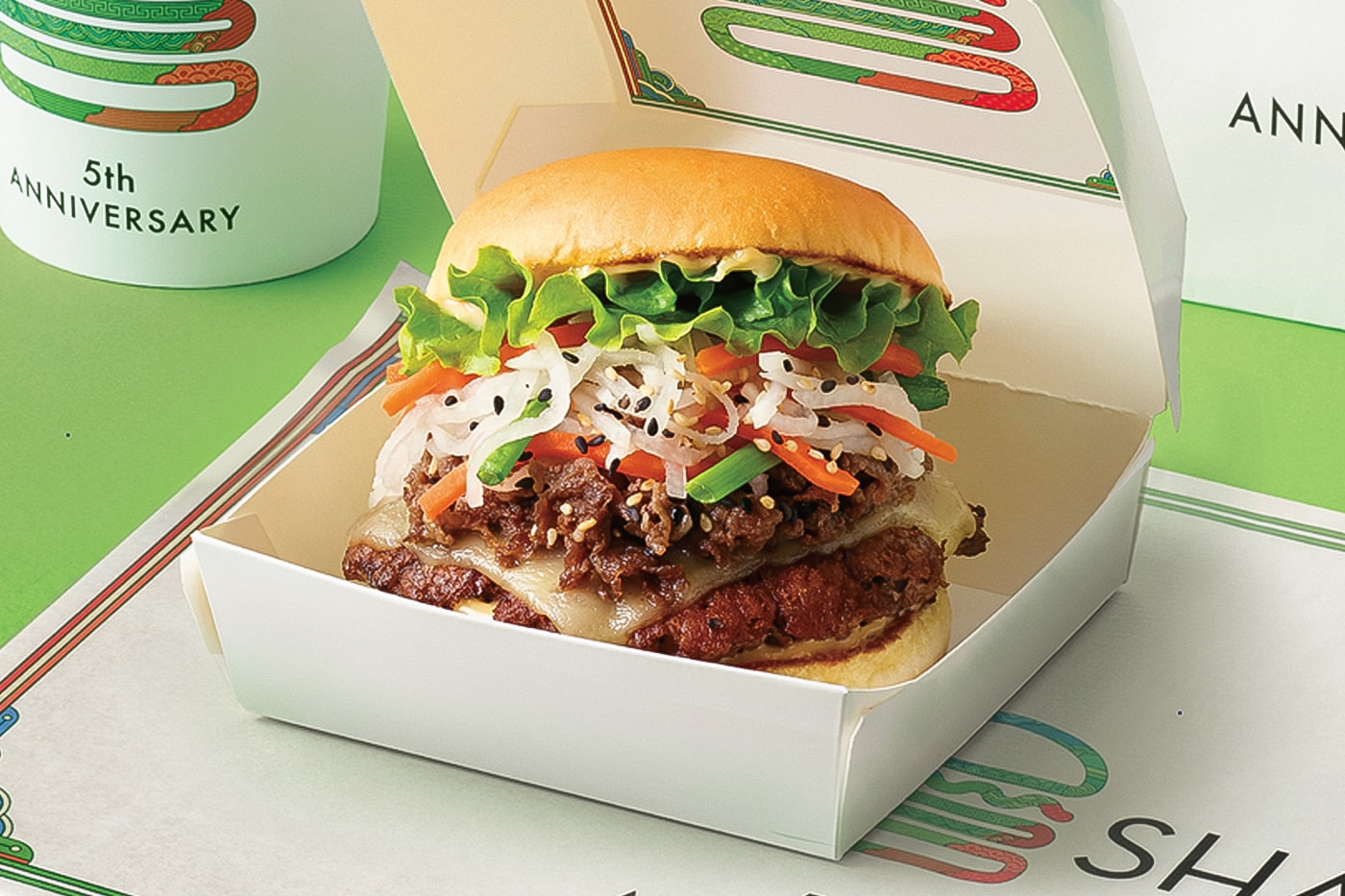 Grilled Bulgogi Burger Set In South Korea No Brand Burger