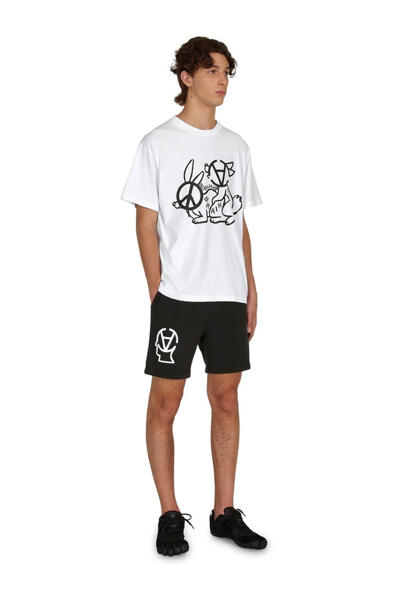 Slam Jam x Brain Dead Collaboration Collab Collection Release Information Luca Benini Summer 2021 Rabbits Logo T-Shirt Polo Glasswear Towels Rugs Shorts
