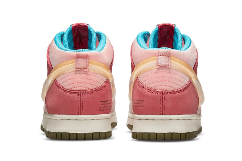 social status nike dunk mid light soft pink DJ1173 600 canvas DJ1173 700 milk carton food ingredients release date info store list buying guide photos price 