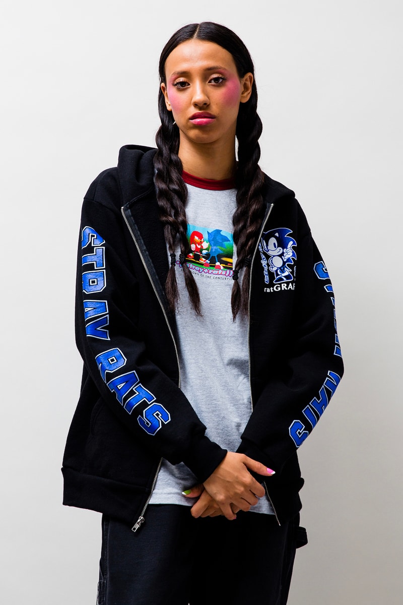 Sonic the Hedgehog Stray Rats Collection Lookbook Release Date Buy Price T Shirt Sweater Hoodie Crewneck Polo Shorts Mug Pogs Pin
