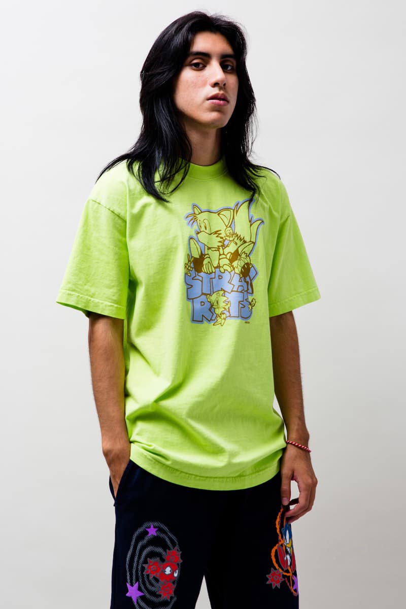 Sonic the Hedgehog Stray Rats Collection Lookbook Release Date Buy Price T Shirt Sweater Hoodie Crewneck Polo Shorts Mug Pogs Pin